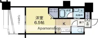 ラファセエスティエラ赤坂【8階】の間取り
