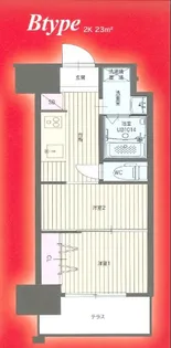 No.122 ETERNITY NISSEKI STREET【5階】の間取り