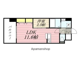 サンクス博多駅南【10階】の間取り