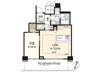 1LDKの間取り画像