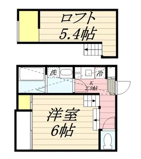 リバーサイド ハウス【1階】の間取り