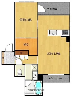 Miskatonic Heiwa【2階】の間取り