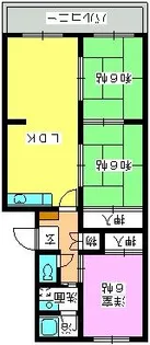 サンシャイン21【2階】の間取り