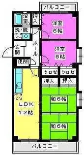 プラムハイツ2【3階】の間取り