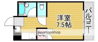 リベルテ西片江【1階】の間取り