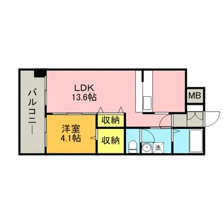 レイ・クレスト【2階】の間取り