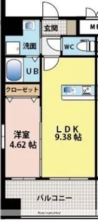 BUENA VISTA OHORI PARK【3階】の間取り