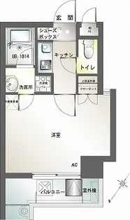 エンクレスト白金【6階】の間取り