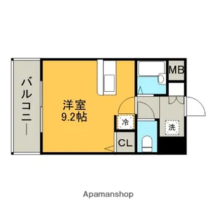 フェアリー高宮【8階】の間取り
