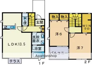 BREATH六本松I【1階】の間取り