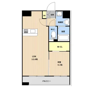 LIBTH平尾Ⅱ【10階】の間取り