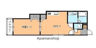 プレチサメンテ今宿駅前【1階】の間取り