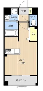 LIBTH高宮通り【10階】の間取り
