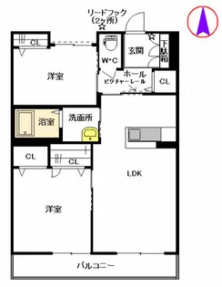 MASTメゾン伊都 A棟【3階】の間取り
