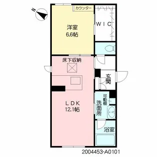 シャーメゾン大濠公園WEST【1階】の間取り