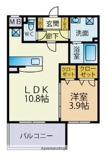 グランドゥール【3階】の間取り