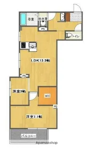 プルミエ室見【1階】の間取り