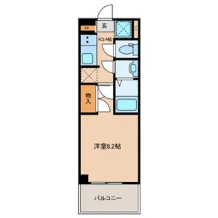 シーサイド・ラ・フィーネ【4階】の間取り