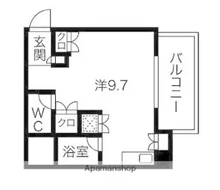 サルヴァトーレ今宿【4階】の間取り