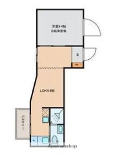 ガレット学研都市【3階】の間取り