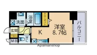 ブレス学研都市【7階】の間取り