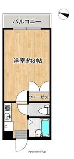 周船寺南アパート【2階】の間取り