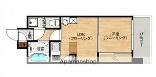 エステートモア平尾堀川【11階】の間取り