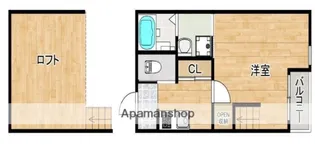 リクリアス次郎丸【2階】の間取り