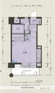 エステートモア高宮レーブ【2階】の間取り