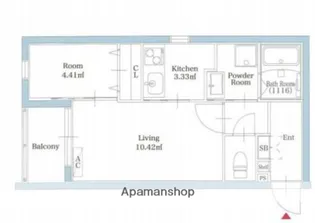 リアンレガーロ平尾ステーション【2階】の間取り
