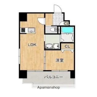 グロワール高砂【5階】の間取り