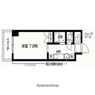 バウスクロス福岡別府【6階】の間取り