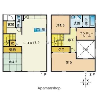 福岡県福岡市城南区七隈3丁目【一戸建】の間取り