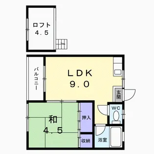 シティベール樋井川【2階】の間取り