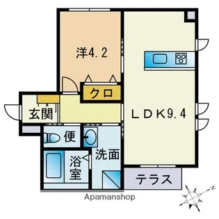 SKD姪浜TERRACE【1階】の間取り
