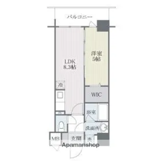 モダンパラッツォ博多SUR【2階】の間取り