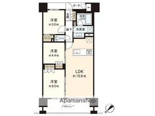 MJR博多ザ・レジデンス【10階】の間取り