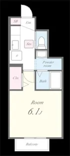 ヴァン パッソルII【1階】の間取り