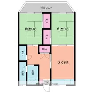 高山ビル【4階】の間取り