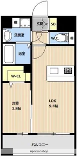 KL天神南【5階】の間取り