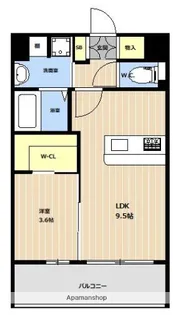 VALENTIA西公園【5階】の間取り