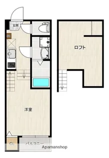 ハーモニーテラス壱岐団地【1階】の間取り