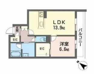 メゾン パルク 清水【2階】の間取り
