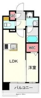 デュオフラッツ平尾【8階】の間取り