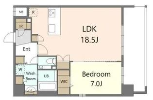 SーRESIDENCE大手門AWESOME【11階】の間取り