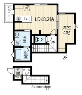 プレミアージュ田村【3階】の間取り