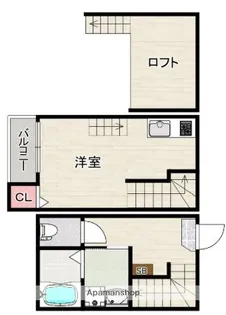 ルナソル ミラ【1階】の間取り