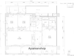 THE TEN GOOD 祖原Ⅱ【5階】の間取り
