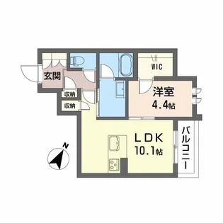 メゾン ド 平尾【3階】の間取り