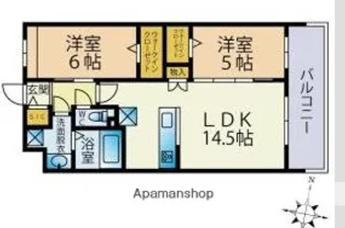 ビーコンヒル田島【3階】の間取り